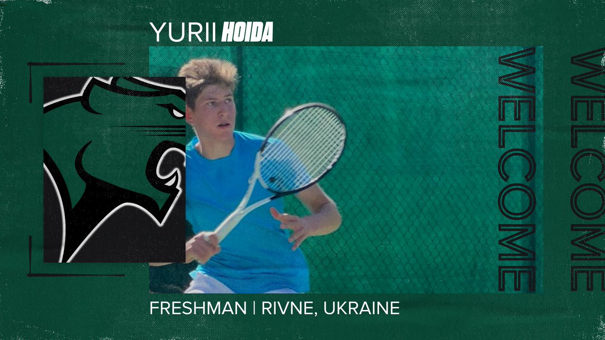 ChiStateCougars's tweet image. Please join us in welcoming Yurii Hoida from Rivne, Ukraine to the Chicago State family! The freshman is the newest addition to our Men's Tennis program.