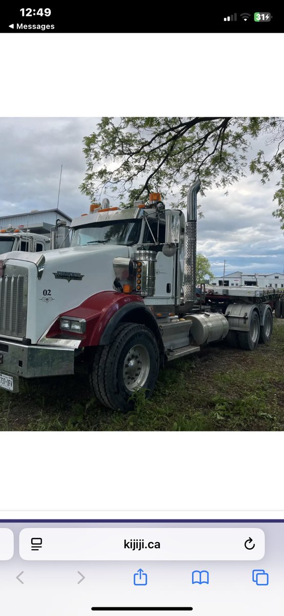 Selling my highway truck. 

Not using it enough anymore. 

519-301-248Five 

kijiji.ca/v-heavy-trucks…