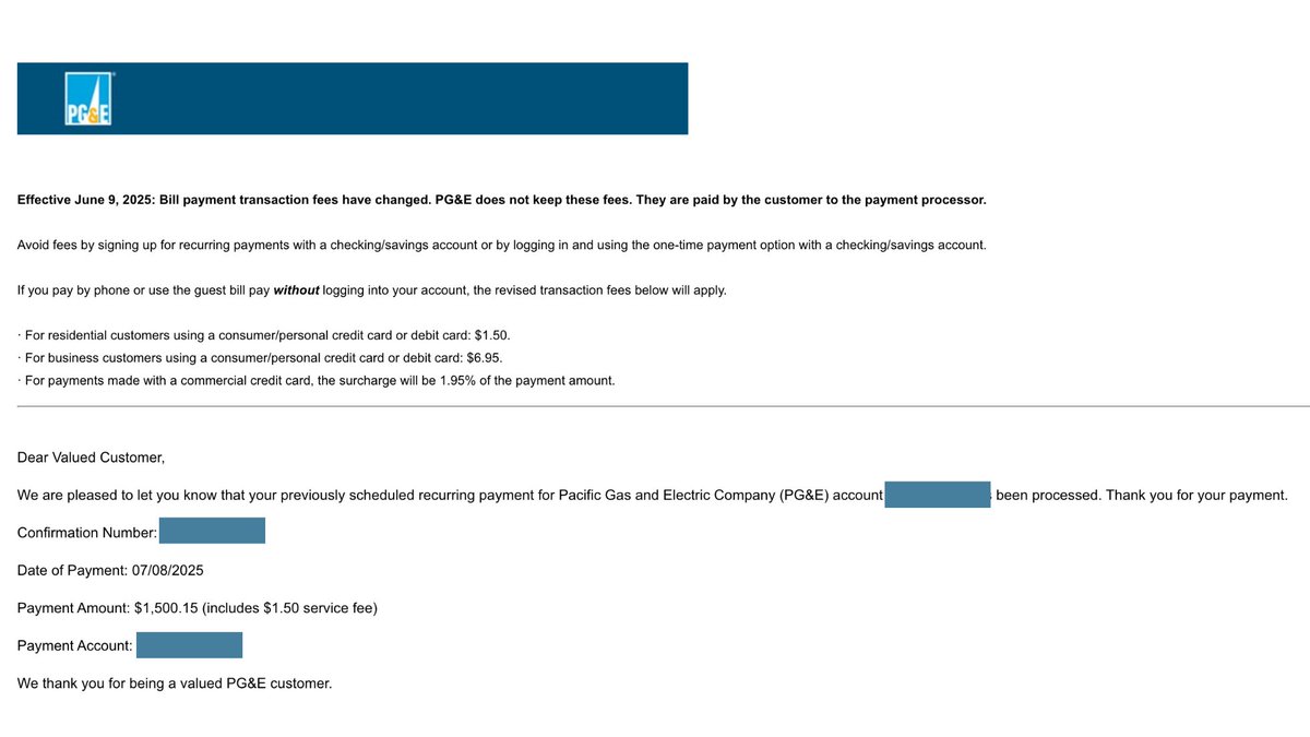 $1500 per  month for my pge bill 

i feel like i should win an award