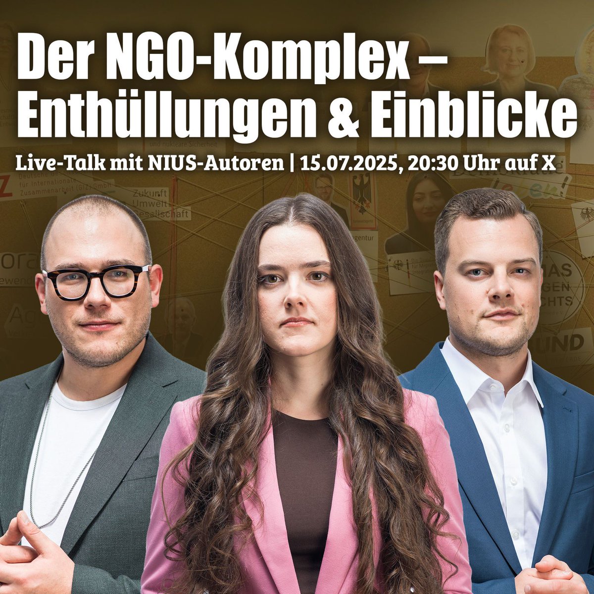 Pauline Voss (@pauline__voss) on Twitter photo Warum ist der NGO-Komplex so mächtig? Wie nehmen NGOs gezielt Einfluss auf Politik und Gesellschaft und verändern die Art, wie über die Gegenwart gedacht und gesprochen wird? Darüber unterhalten wir uns am Dienstag um 20.30 Uhr hier auf X. <a href="/jannibal_/">Jan A. Karon</a> <a href="/Spreeathen1/">Björn Harms</a> Warum ist der NGO-Komplex so mächtig? Wie nehmen NGOs gezielt Einfluss auf Politik und Gesellschaft und verändern die Art, wie über die Gegenwart gedacht und gesprochen wird? Darüber unterhalten wir uns am Dienstag um 20.30 Uhr hier auf X. <a href="/jannibal_/">Jan A. Karon</a> <a href="/Spreeathen1/">Björn Harms</a>
