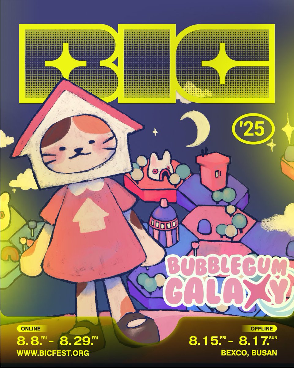 We're excited to announce that Bubblegum Galaxy is part of <a href="/BIC_Festival/">BIC Festival 2025</a> 2025!

#BIC2025 #부산인디커넥트페스티벌