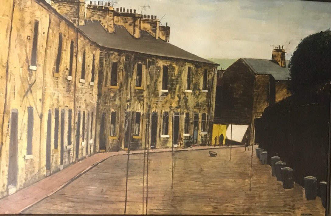 PennineThe's tweet image. Like much of Peter Brook’s early work, ‘Fountain Street - Nearly All In’ records a traditional way of life which was fast disappearing from the towns of the industrial West Riding of Yorkshire in the face of wholesale re-development in the 1960’s. (From @ACArtGallery’s archive)