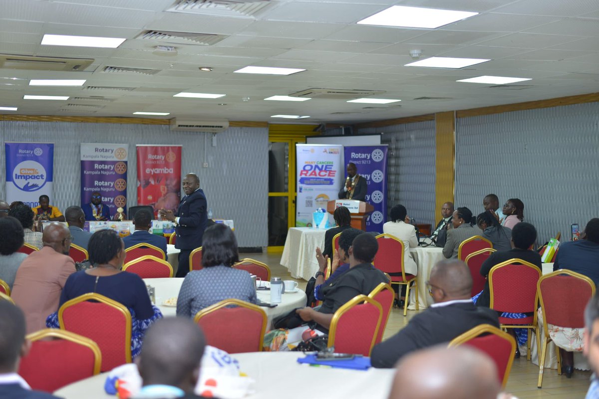 Rotary District 9213 (@rotaryd9213) on Twitter photo 🔵 Happening Now!
<a href="/dgrotaryd9213/">DG Geoffrey Martin Kitakule</a> Geoffrey Martin Kitakule is making his official visit <a href="/RotaryNaguru/">Rotary Club of Kampala Naguru</a> this evening at Hotel Africana.
As part of his tour across District 9213, the Governor is engaging Rotarians on this year’s priorities and strengthening club.
#RotaryEyamba 🔵 Happening Now!
<a href="/dgrotaryd9213/">DG Geoffrey Martin Kitakule</a> Geoffrey Martin Kitakule is making his official visit <a href="/RotaryNaguru/">Rotary Club of Kampala Naguru</a> this evening at Hotel Africana.
As part of his tour across District 9213, the Governor is engaging Rotarians on this year’s priorities and strengthening club.
#RotaryEyamba