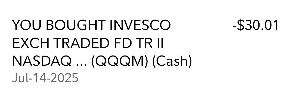 Im revealing the hidden way to become rich 👀 

Investing your credit card rewards 

Free $30 into $QQQM this afternoon