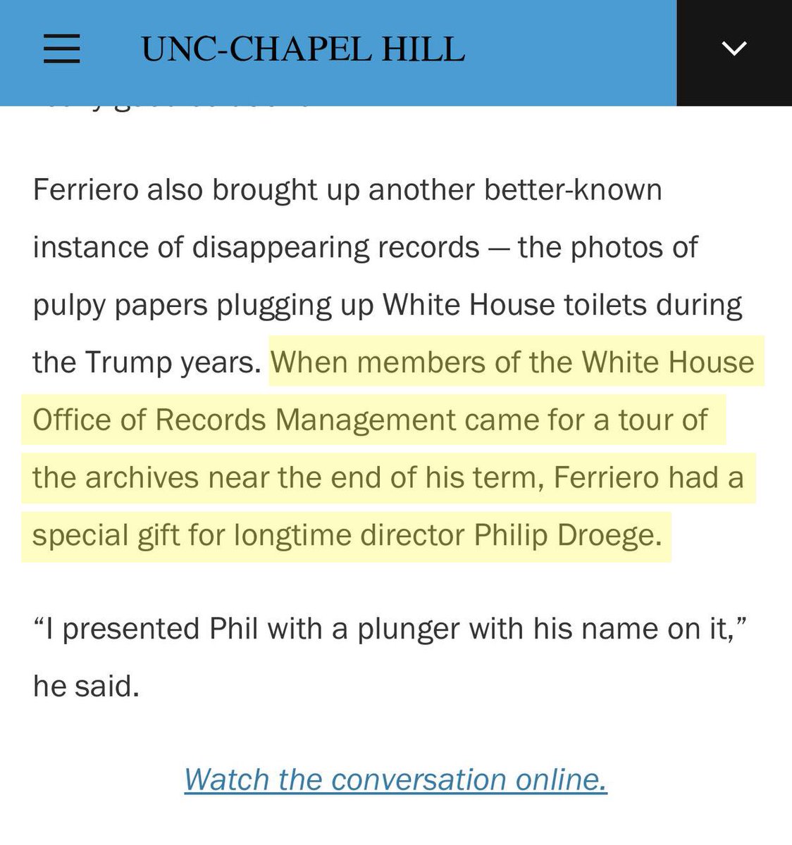 LauraLoomer's tweet image. 🚨 EXCLUSIVE 🚨 

White House Records Director Who Caused the National Archivist To Prompt The Raid On Mar-a-Lago By Biden’s @FBI &amp;amp; DOJ Is Still Employed By The Trump White House!!!

David S. Ferriero, the 10th Archivist of the United States (2009–2022), played a pivotal role in…