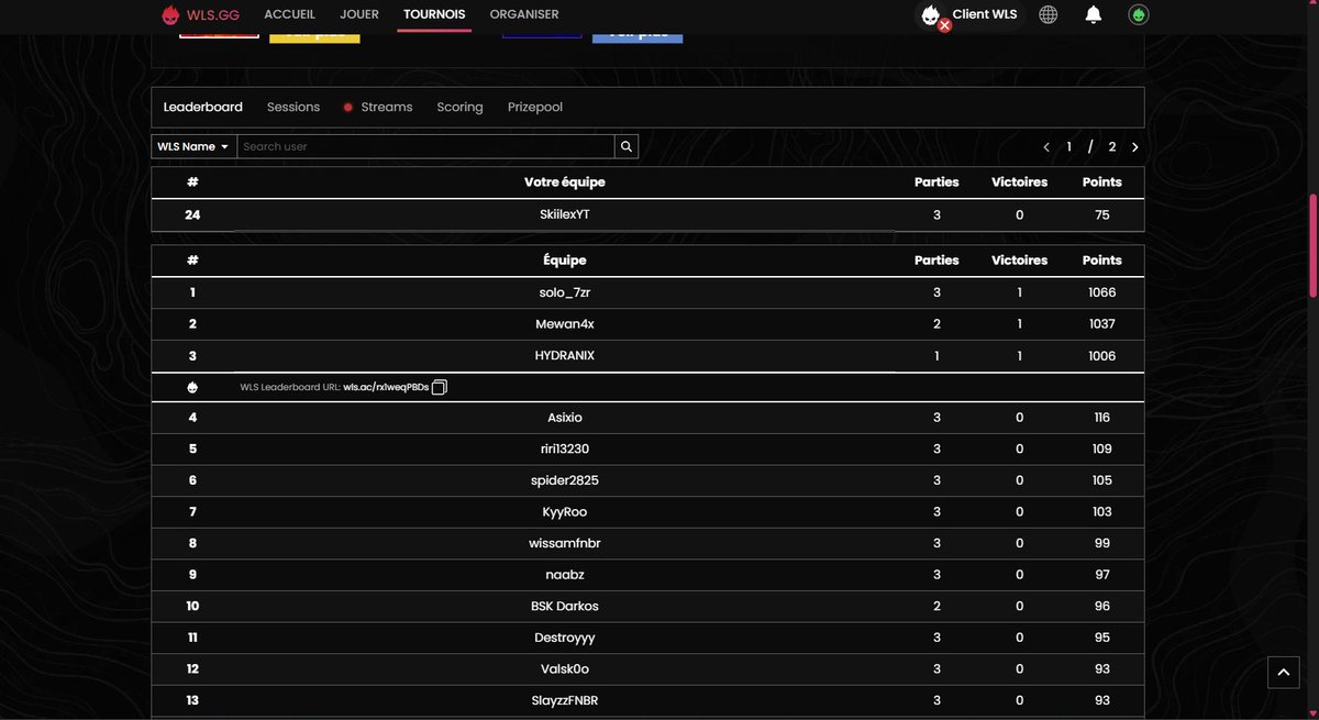 Qual final détection <a href="/Revenja_/">SLY Revenja</a> ( sous nuit blanche ) 

<a href="/EsportTWH/">TWH Esport 🐺</a>
