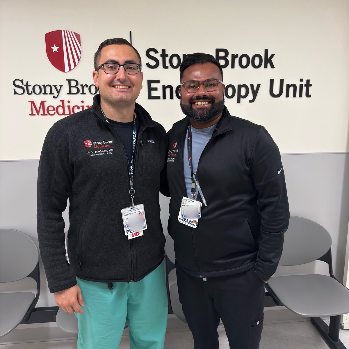 Stony Brook GI Division (@stonybrookgi) on Twitter photo This is how you LEVEL UP 🙌 Congrats to Dr. Jade Marhaba and Dr. Kazi Ullah on their advanced fellow matches!
Dr. Marhaba ➡️ Rutgers
Dr. Ullah ➡️ <a href="/StonyBrookMed/">Stony Brook Medicine</a> 🔬🧠 This is how you LEVEL UP 🙌 Congrats to Dr. Jade Marhaba and Dr. Kazi Ullah on their advanced fellow matches!
Dr. Marhaba ➡️ Rutgers
Dr. Ullah ➡️ <a href="/StonyBrookMed/">Stony Brook Medicine</a> 🔬🧠