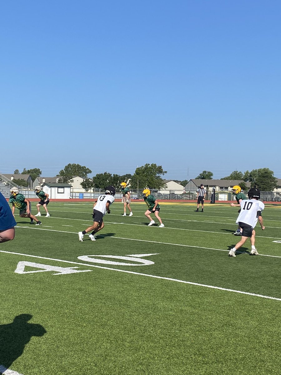 Bishop Carroll Football (@bcchs_football) on Twitter photo Great day with <a href="/ACJaguarFB/">AC Jaguar Football</a> at our West Side Eagles camp, both teams getting better today! Great day with <a href="/ACJaguarFB/">AC Jaguar Football</a> at our West Side Eagles camp, both teams getting better today!
