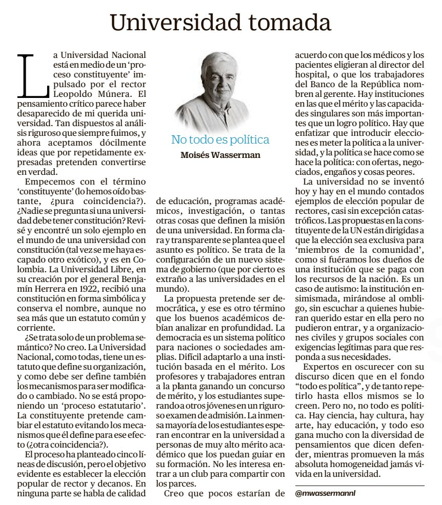 Moisés Wasserman tweet media