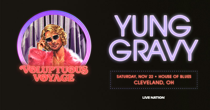 JUST ANNOUNCED 😎 <a href="/yunggravy/">Yung Gravy 🥧</a>: Voluptuous Voyage Tour on Saturday, November 22!

👉 Get presale tickets Wednesday at 12pm | Code: LIGHTS
🎫 livemu.sc/4lR25LX