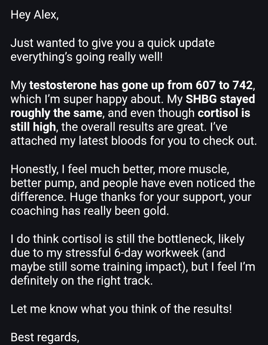 For the guys who genuinely believe you can't influence your Testosterone levels: