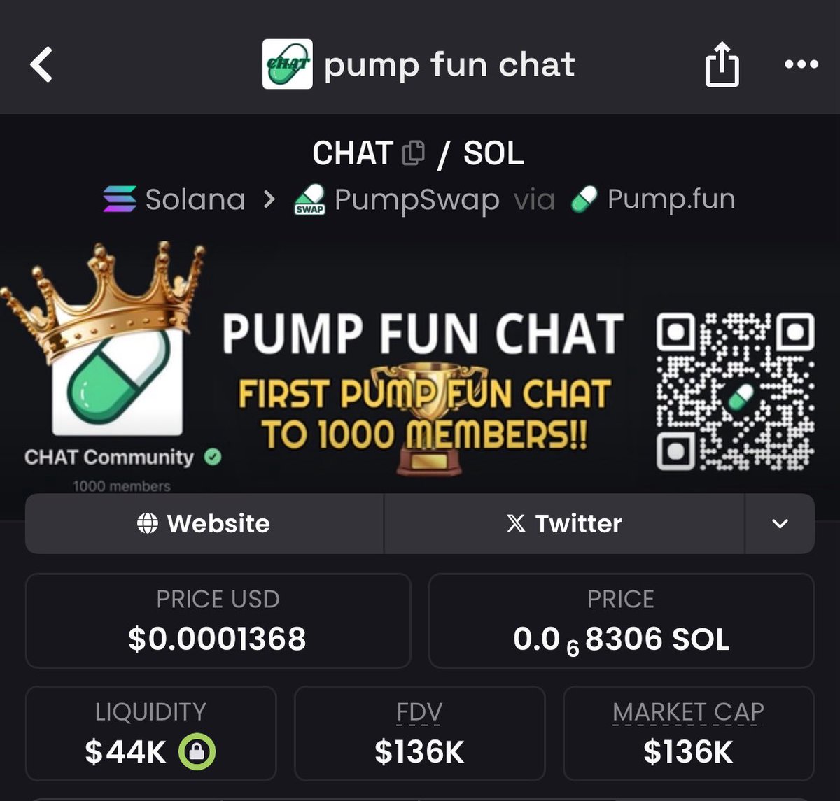 wifesboyfren's tweet image. A sleeper gem ahead of the $PUMP launch
- A Pump Chat. Most are unaware of the feature
- First mover
- 1500+ members
- Adding Bullievers
- @0xKalashnikov doing a brilliant job w the CTO. Remember he was equally resilient during the $ALON sub million grind
should inevitably…