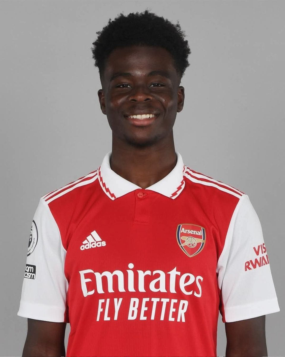 FootbalDevils's tweet photo. Bukayo Saka is with Arsenal for 8️⃣ years 🔴 https://t.co/OFUe4TXrxc