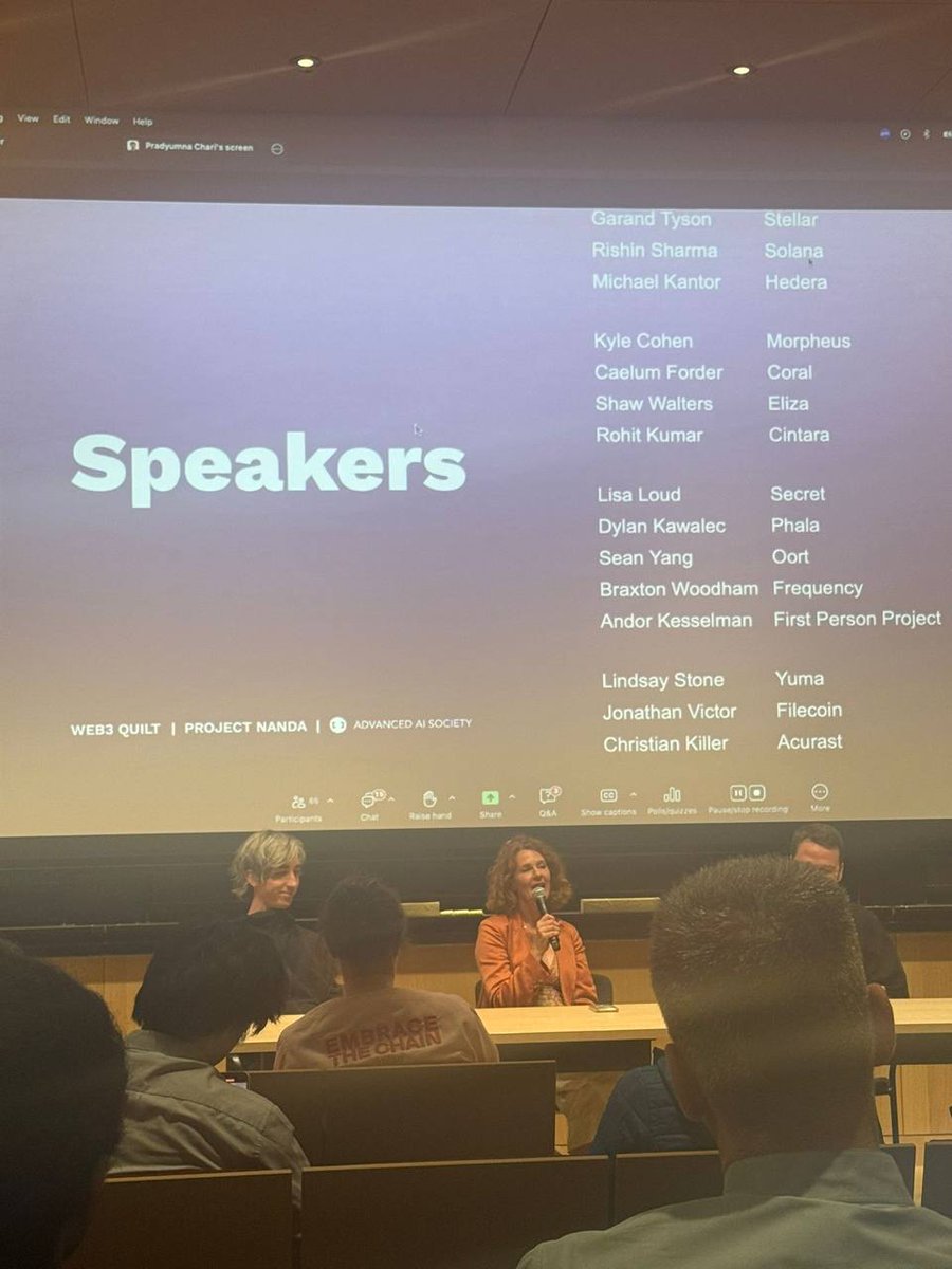 Secret Network (@secretnetwork) on Twitter photo Catch us at <a href="/MIT/">Massachusetts Institute of Technology (MIT)</a> for Project NANDA!
<a href="/lisaisloud/">Lisa Loud</a> is onstage and we will be hanging out with our friends at <a href="/DaisGlobal/">DAIS Global</a>! Catch us at <a href="/MIT/">Massachusetts Institute of Technology (MIT)</a> for Project NANDA!
<a href="/lisaisloud/">Lisa Loud</a> is onstage and we will be hanging out with our friends at <a href="/DaisGlobal/">DAIS Global</a>!