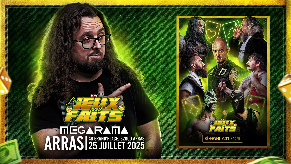 🍿 STURRY AU MÉGARAMA D’ARRAS 🎬

Le 25 juillet, <a href="/Sturry/">Sturry</a> sera présent au Megarama d’Arras pour la diffusion de « Les Jeux sont Faits » ! 🔥

📍 Dès 20h : Q&amp;A + coulisses du show BZW 🎤

🎟️ Réserve ici : megarama.fr/index-france.h…
Choisissez votre cinéma &gt; Films &gt; Prochainement &gt; BZW