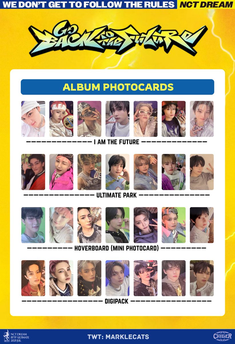 nct dream ‘go back to the future’ — album photocards

hq: drive.google.com/drive/folders/…

; 엔시티 드림 고백투더퓨처 앨범 포토카드 리스트 미크 런쥔 제노 해찬 재민 천러 지성 포카 mark renjun jeno haechan jaemin chenle jisung pc template bttf gbttf トレカ