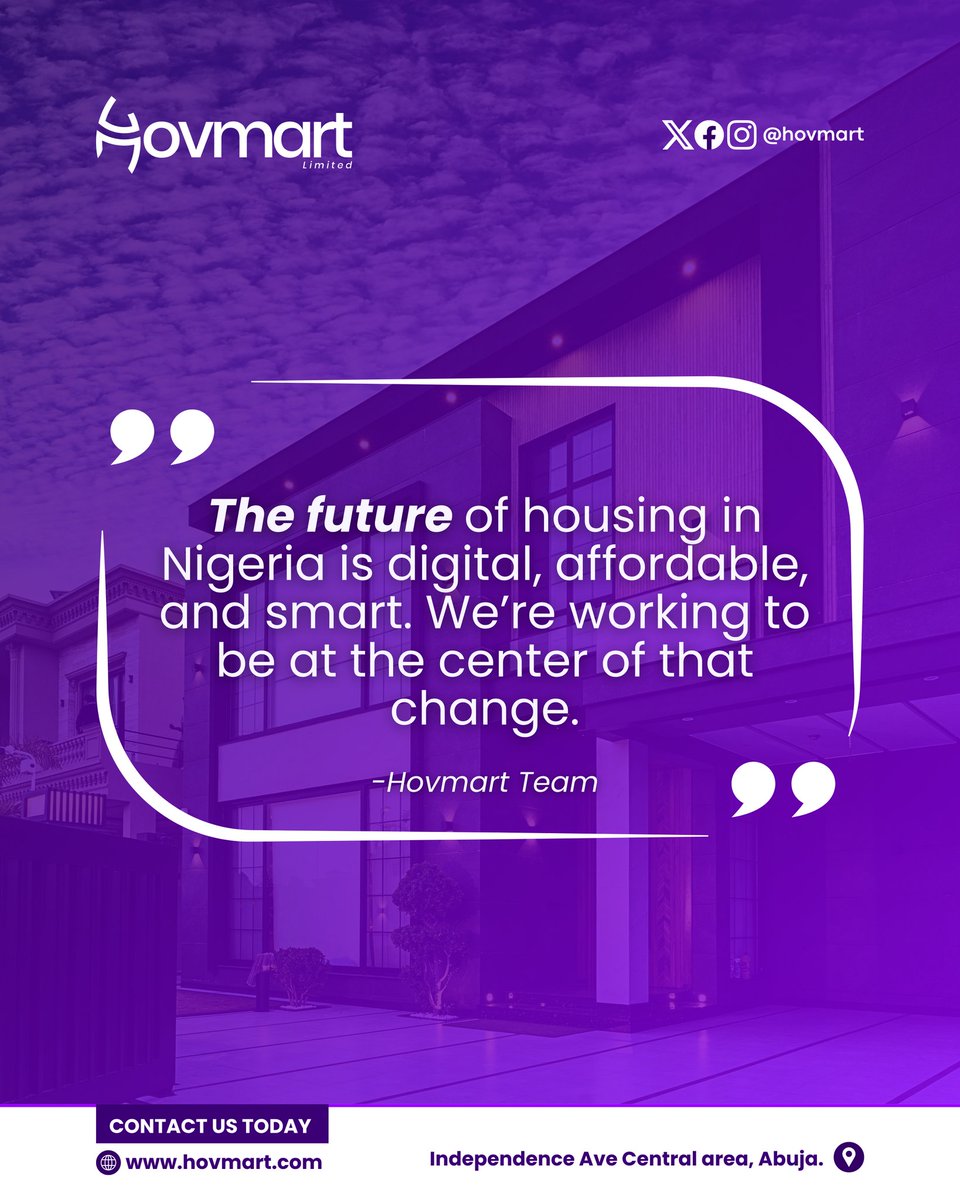 Hovmart_'s tweet image. Most property companies in Nigeria are agencies.
But we are NOT an agency.
We are a technology company.
Here’s what that means and why it matters for YOU. 👇🏾
#PropTech #HovmartPromise