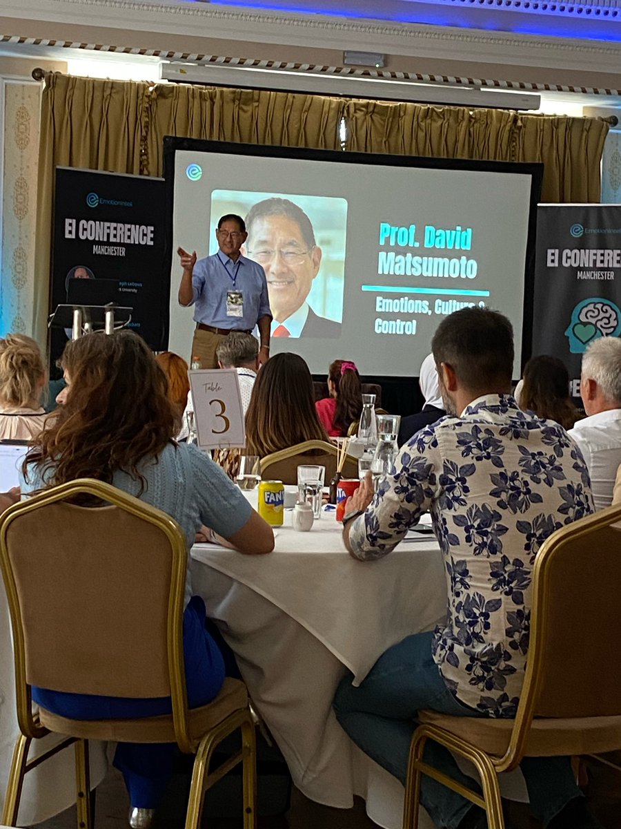 davidmatsumoto's tweet image. Speaking at @EmotionIntell’s conference. Thanks for having me! #EI2025