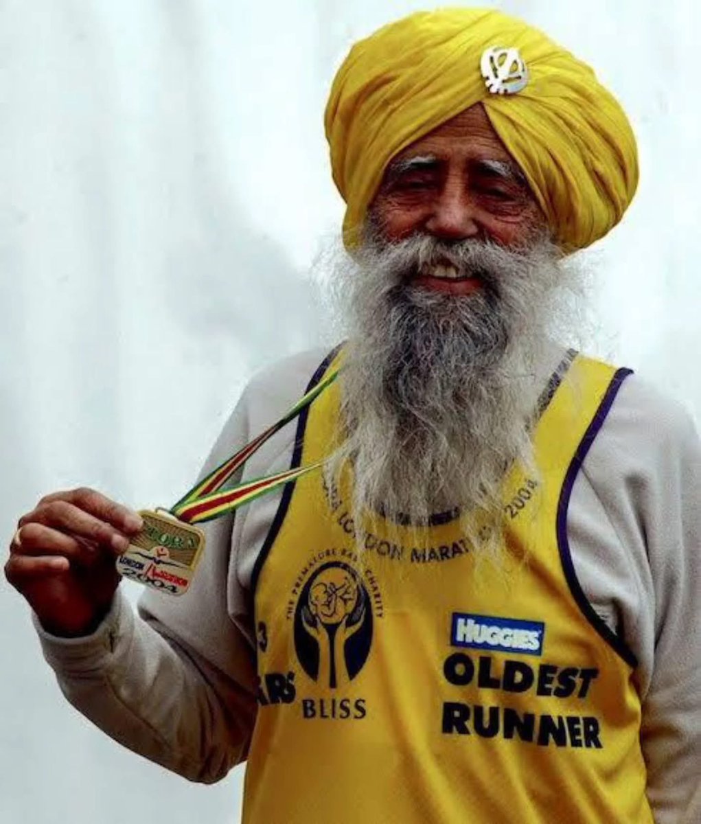 Saddened to learn about the passing away of legendary athlete Sardar Fauja Singh at the age of 114 in an accident today. 

A global icon of endurance and inspiration, he proved that age is no barrier. 

His life and legacy will continue to motivate generations. 🙏🏽🕊️ #FaujaSingh