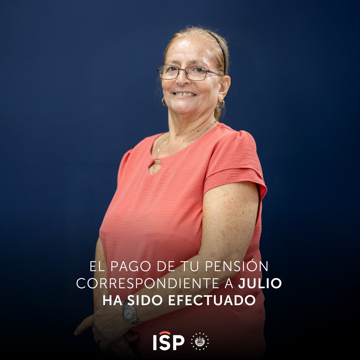 😀 ¡Buenas noticias!
El pago de tu pensión correspondiente a julio ha sido efectuado. 👌