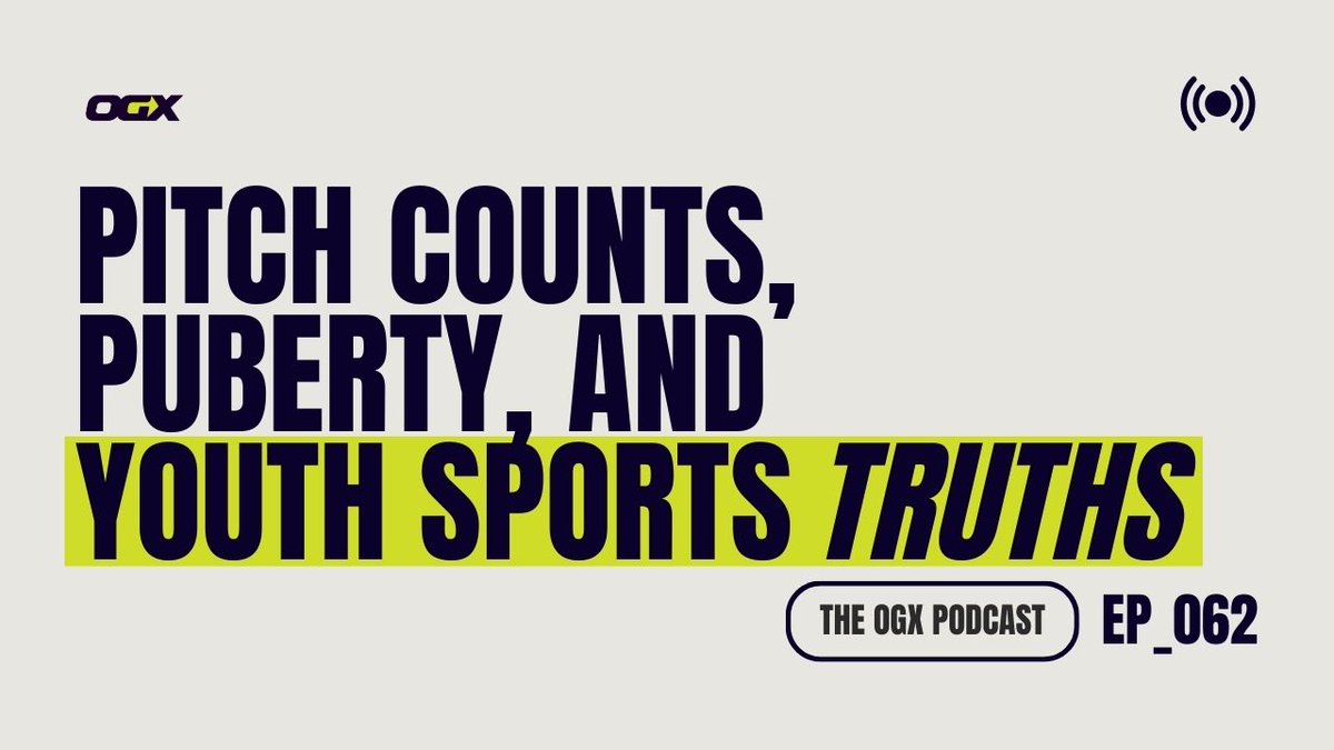 ogxsoftball's tweet image. Pitch counts. Puberty. Power.
We’re talking about the real factors shaping youth athletes in Ep 62 of the OGX Podcast.

Watch here → youtu.be/ws71090NNf8

#OGXPodcast #SoftballDevelopment #youthsports @krista_swip @ashtsunshine @drlauramcdonald