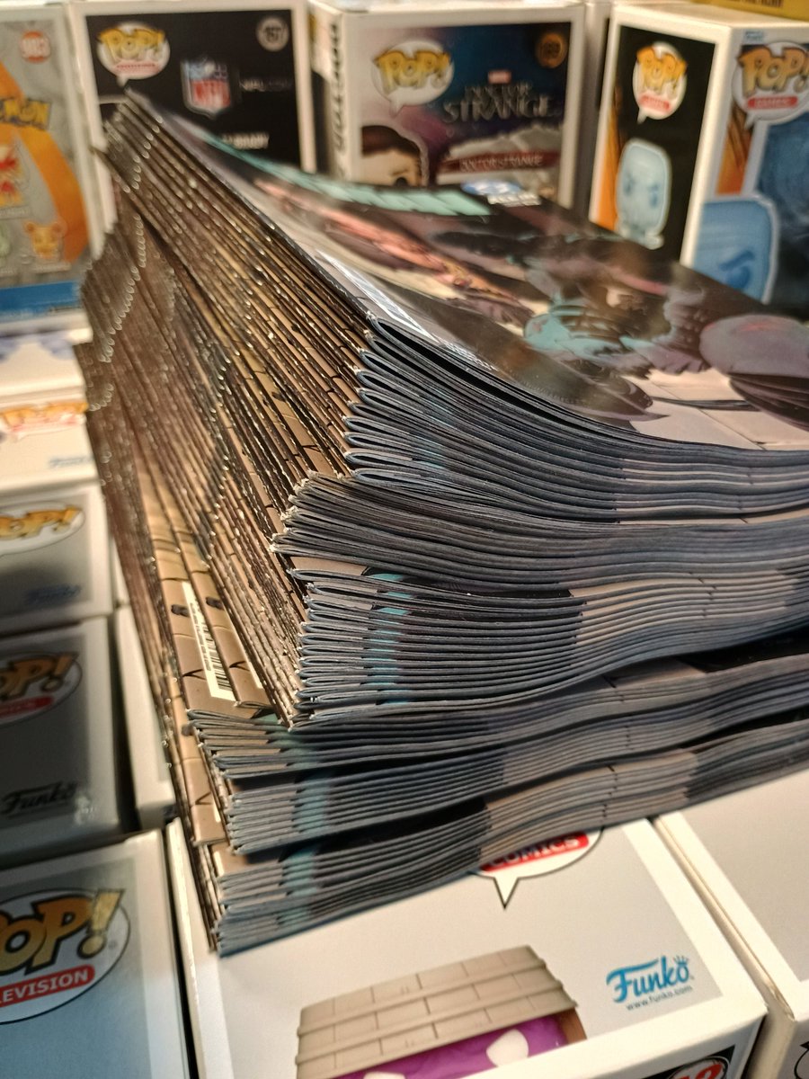 Nothing makes me happier than the overflowing stacks of ABSOLUTE BATMAN on our racks as we prep for NCBD. More than half of these will be gone before doors even open