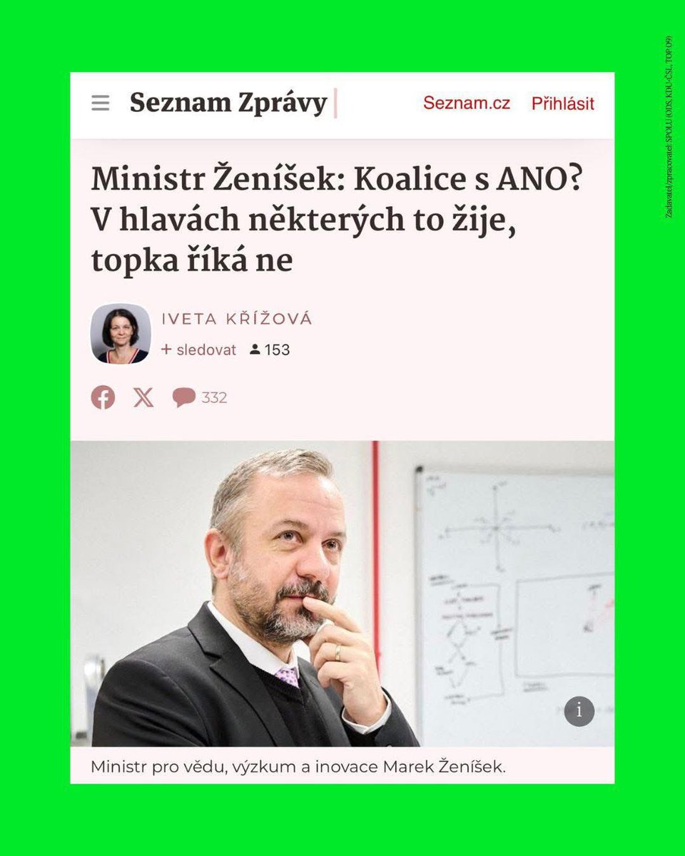 Hnutí ANO = osobní projekt Andreje Babiše ke zbohatnutí a ovládnutí země. Ostatní jen přisluhují zájmům. 

Přál bych si, aby to chápali úplně všichni, ale jsem rád, že aspoň my v TOP 09 v tom máme jasno.