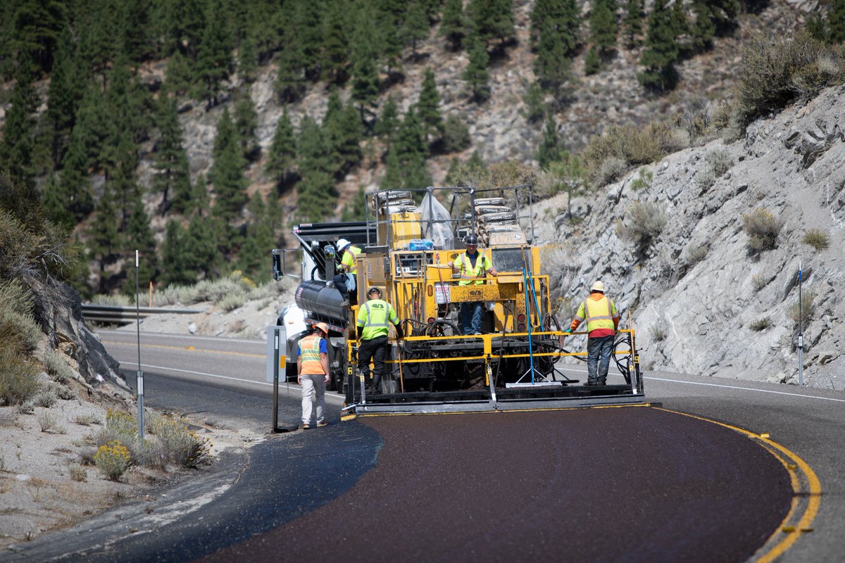 nevadadot's tweet image. Warmer weather means more motorcyclists, cyclists, pedestrians, and more road construction. Drive alert. Share the road. Use caution in work zones.