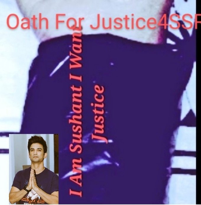<a href="/Pournim44438068/">❤Pournima'sSushant❤💞🌹</a> We want justice ‼️
Oath For Justice4SSR🔥
#JusticeForSushantSinghRajput 

#ArrestRheaChakraborty 

#BoycottBollywood Forever 

<a href="/PMOIndia/">PMO India</a> 
<a href="/HMOIndia/">गृहमंत्री कार्यालय, HMO India</a> 
<a href="/CBIHeadquarters/">Central Bureau of Investigation (India)</a> 
<a href="/SCofIndia/">SupremeCourtOfIndia</a> 
<a href="/dir_ed/">ED</a> 
<a href="/narcoticsbureau/">NCB INDIA</a> 
<a href="/VPIndia/">Vice-President of India</a>