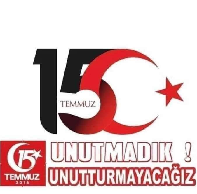 15 temmuz bu Milletin küreselci siyon'st ŞİRKETİN uşaklığını yapan içimizdeki fetöcü hainlere karşı verdiği bir direniş ve kurtuluş destanıdır,
O gün bu Milletin düşünmeden koşarak Vatan için şehadete yürüdüğü gündür,
Aziz Şehidlerimizin mekanı cennet,Mâkamı âli ruhu şad olsun.