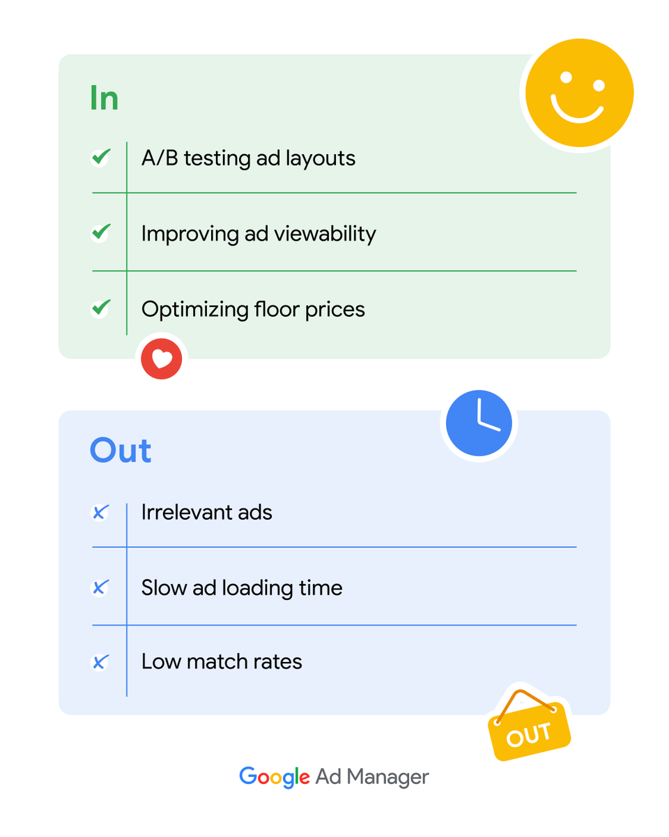 The world of publishing comes with its own unique ins and outs  👀 What's one "in" you wish everyone knew? #GoogleAdManager