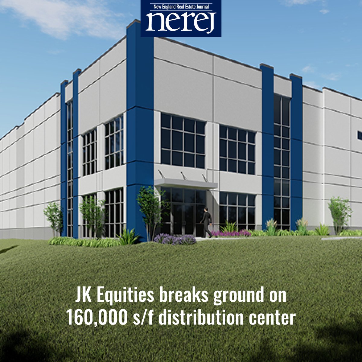 NEREJ's tweet photo. JK Equities breaks ground on 160,000 s/f distribution center - Read More here: https://t.co/cAeFPy3Gol #NEREJ #commercialrealestate https://t.co/7Aab9RqoqZ