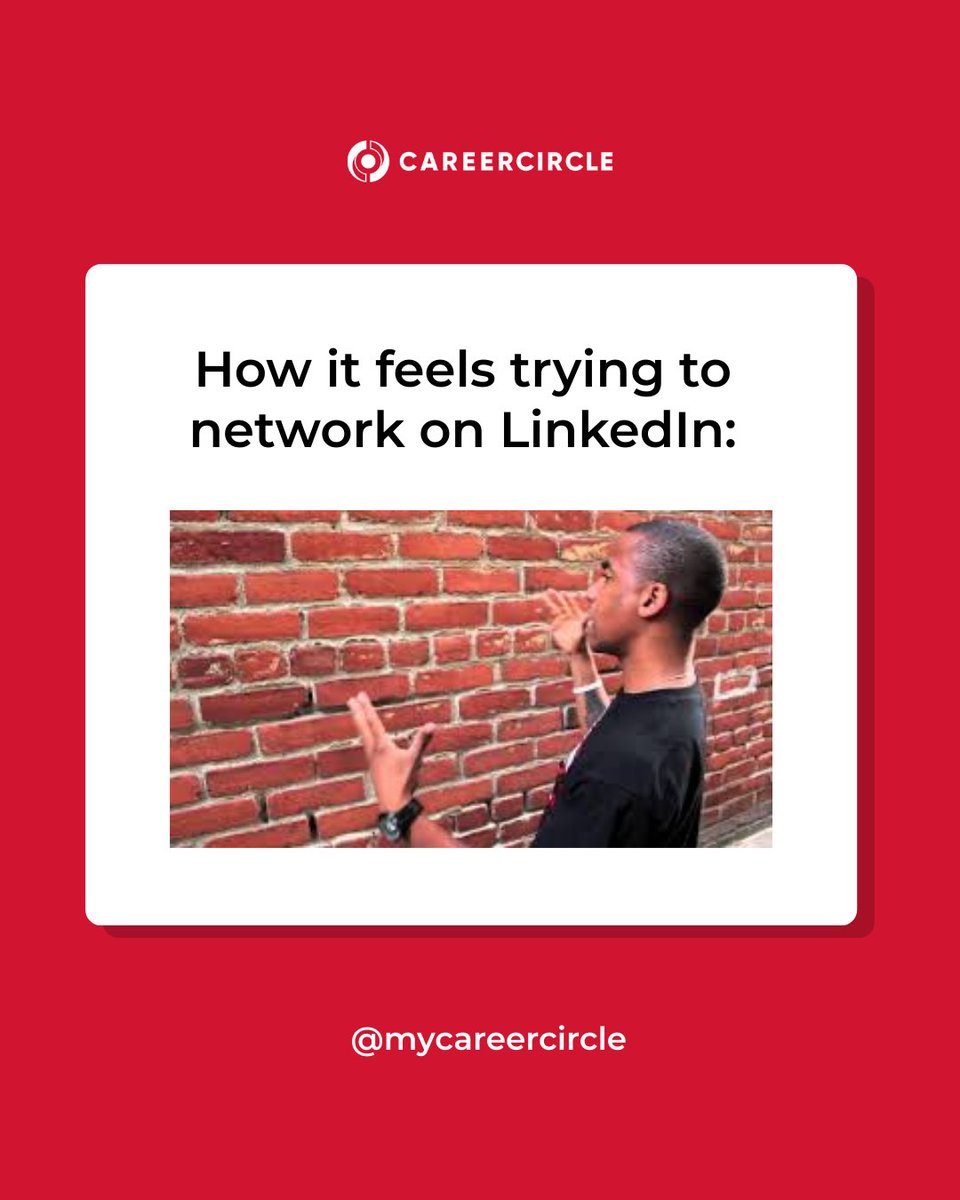 It doesn’t have to be this way! Join us tomorrow at 1 pm ET to learn the best #networking strategies for job seekers on LinkedIn. Click here to save your spot: hubs.la/Q03x2bzG0