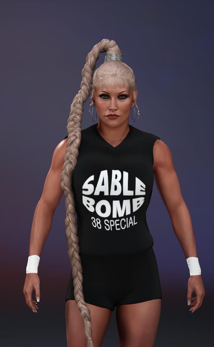 Luna, I kicked your ass once, and it's my pleasure to do it again lol!!!!! The beautiful #Sable has been uploaded to community creations! I hope you all enjoy #wwegames #PS5Share #WWE2K25
