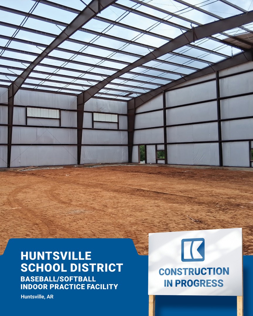 Construction is underway in Huntsville on a new indoor practice facility! The building includes 10,000-square-feet of turf, retractable batting cages, locker rooms and staff offices – giving the Eagles the ideal place to build skills, confidence and teamwork. #TalonsOut
