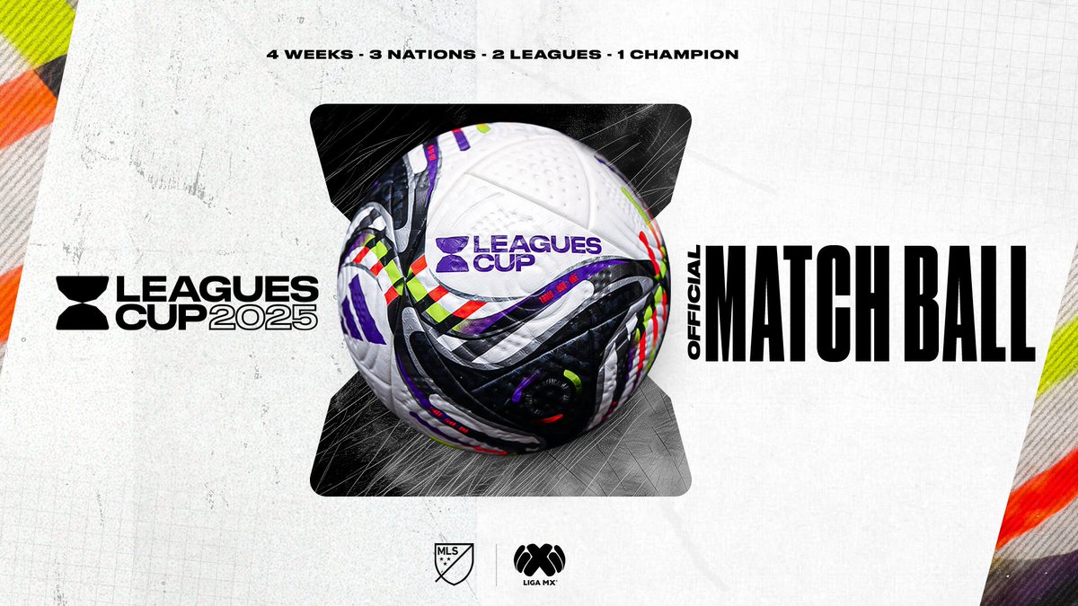Leagues Cup (@leaguescup) on Twitter photo It all starts with a ball โฝ๏ธ
Y si es con el nuevo balรณn oficial de #LeaguesCup2025, even better ๐
Introducing our new official <a href="/adidasfootball/">adidas Football</a> match ball. Ready for the MLS vs. Liga MX rivalry ๐ฅ
๐๐ It all starts with a ball โฝ๏ธ
Y si es con el nuevo balรณn oficial de #LeaguesCup2025, even better ๐
Introducing our new official <a href="/adidasfootball/">adidas Football</a> match ball. Ready for the MLS vs. Liga MX rivalry ๐ฅ
๐๐