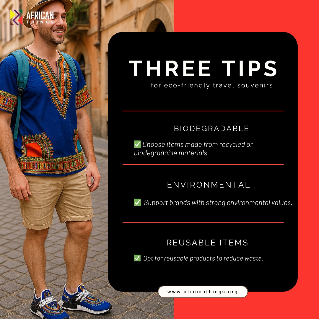 Go eco-friendly with these travel souvenir tips:

Choose biodegradable items made from recycled materials 🌱

Support brands with strong environmental values 🌍

Opt for reusable products to reduce waste ♻️

#EcoFriendlyTravel #SustainableSouvenirs #SupportLocal #TravelTips