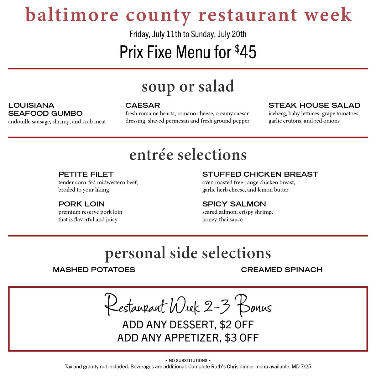 Ruth's Chris - PIK tweet media