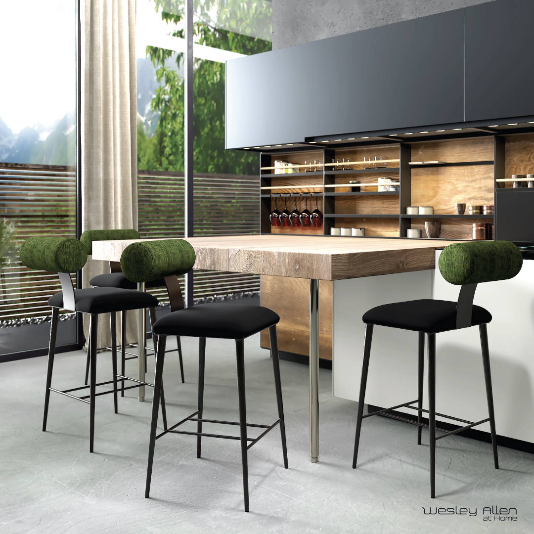 WesleyAllenInc's tweet image. Luca Barstool: Sculptural seating, elevated style! ✨ Sleek design + ergonomic comfort for modern spaces. Customize with 12 finishes &amp;amp; 40 fabrics (C.O.M. welcome!). View the Luca:  zurl.co/cJxJo 
 #BarstoolDesign #Customizable #WesleyAllen #WesleyAllenAtHome #HomeDecor