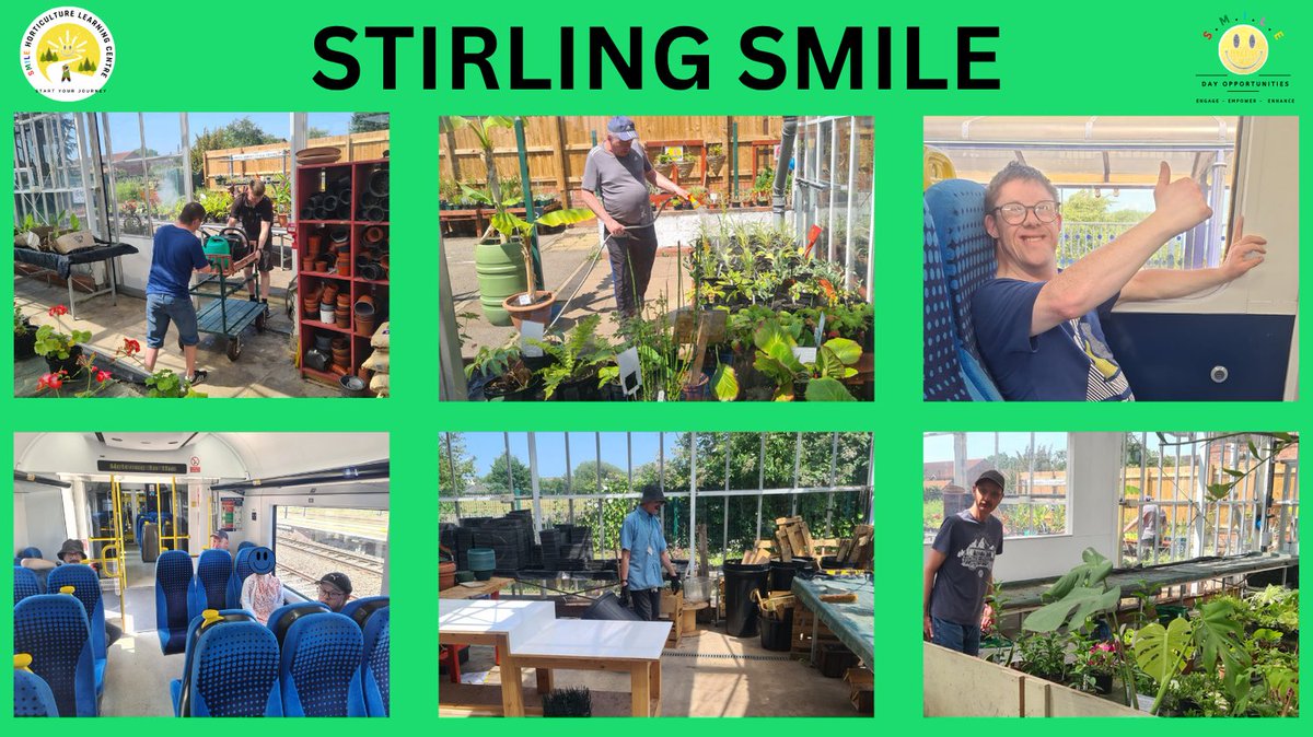 #Stirling #SMILE travelled by train to join SHLC outreach gardening session. We took care of the seedlings, by watering them and repotted them ready for SHLC to deliver the plants to the City of Doncaster Council's Street Scene team.  

<a href="/DoncasterDamian/">Damian Allen</a>
#Gardening