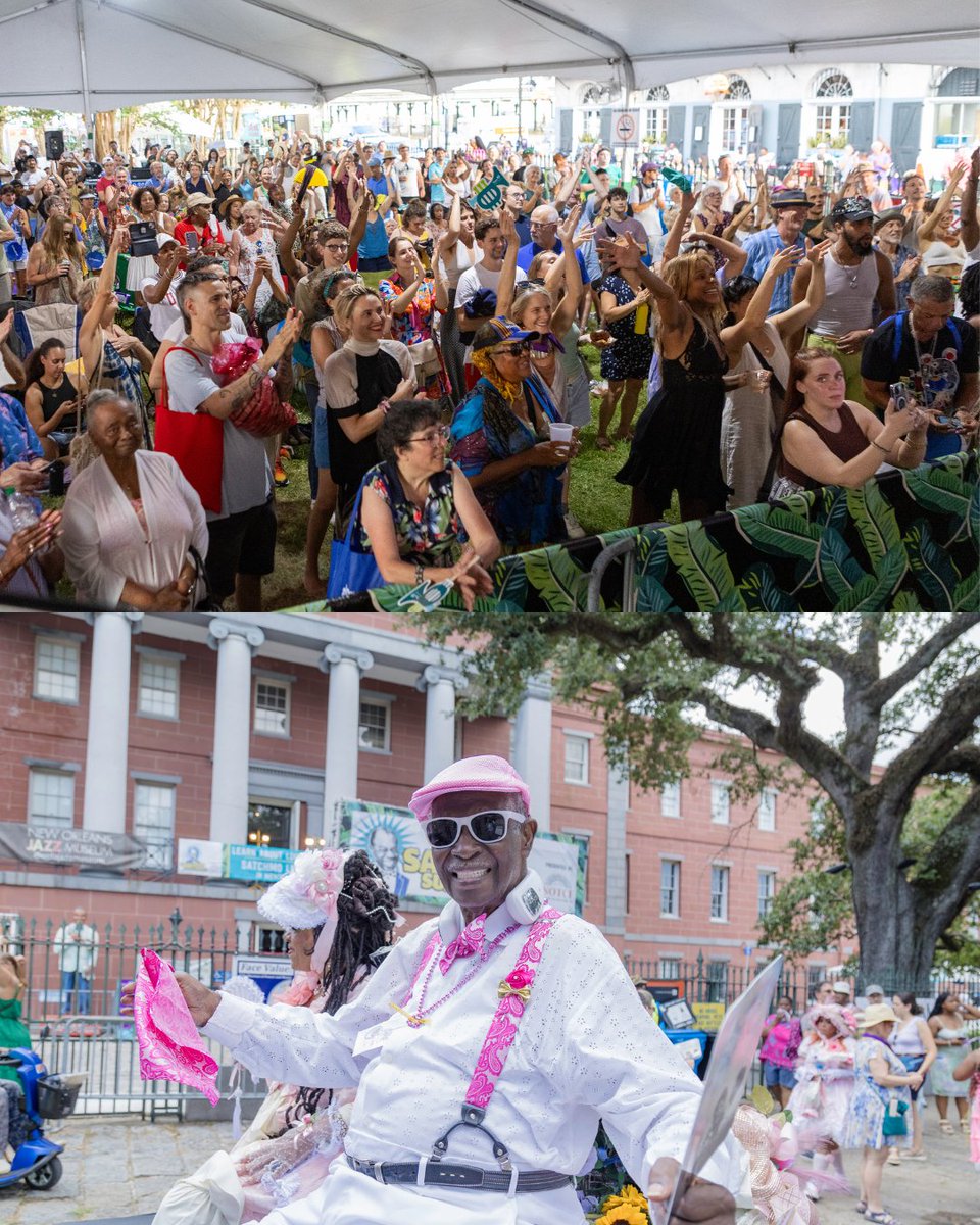 FQFestNOLA's tweet image. We’ve come a long way from Jane Alley.
Satchmo Summerfest presented by NOTCF returns for its 25th year, honoring New Orleans’ most iconic son.
📅 Save the date: August 2–3, 2025