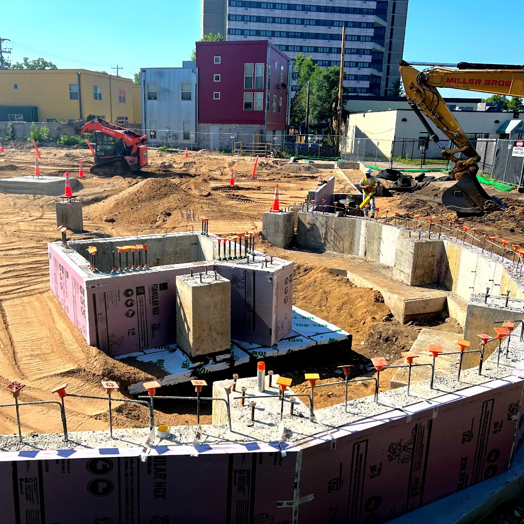 IHB_Minneapolis's tweet image. Progress takes shape from the ground up.
Construction is underway on the iconic entryway of the new Medical and Dental Clinic, where a central pillar will welcome visitors into the heart of the building.
Work will continue through 2026.
#MyIHB #MenaandawiweMondays