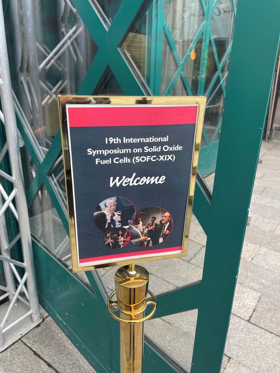 ECSorg's tweet image. The flags are up, the signs are out, and the SOFC community is in Stockholm!
SOFC-XIX is officially underway at the stunning Münchenbryggeriet—where innovation meets charm. ✨ From cutting-edge science to scenic networking moments, it’s shaping up to be a meeting to remember!