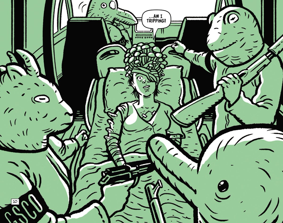 MattBors's tweet image. TOXIC AVENGER COMICS #2 will debut an all-new character Fungirl along with radicals of The Garden State Co-Op.
It's the Crime issue with @therealsobreiro on art and sublime spot color from Lee Loughridge.
Today is your last day to pre-order with comic shops. Drops August 13.