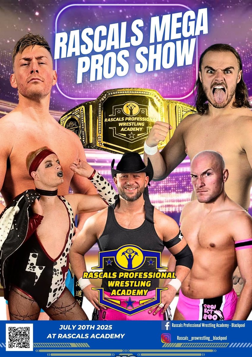 MKirbyProEgo's tweet image. This weekend:
Fri 18th July - Saltire Pro Wrestling
Sat 19th July - Megaslam Wrestling
Sun 20th July - Rascals Professional Wrestling Academy
Sun 20th July - Dropkick Championship Wrestling