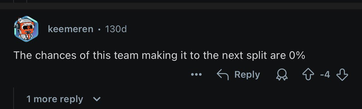 baezakid's tweet image. Shoutout all the super smart Comp Apex Redditors that didn’t believe in Deeds and Vax
Did better than your favorite team at the EWC 📈