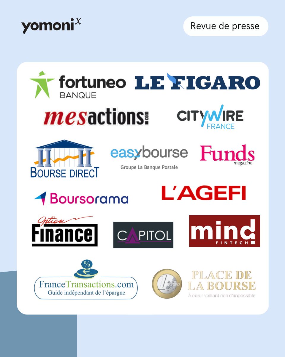Notre événement Yomoni'X et le lancement d'Althéis by Yomoni ont suscité un vif intérêt dans la presse 📣

Le Figaro, l'Agefi, Bourse Direct, Les Echos, Option Finance et plusieurs médias spécialisés ont couvert cet anniversaire de nos 10 ans, soulignant notre ambition de devenir