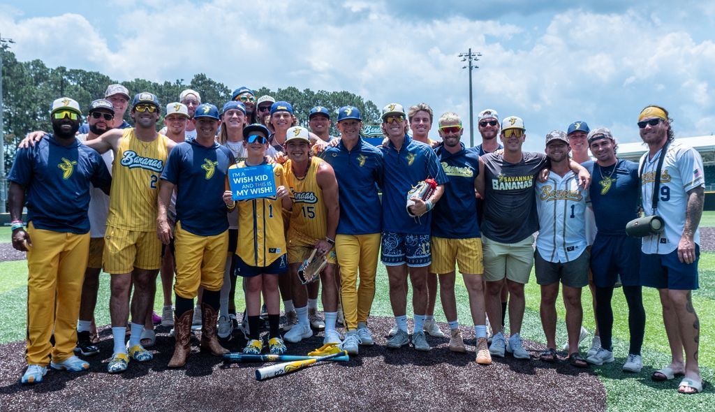 Despite facing a genetic disorder, Bear's passion for baseball remains strong. Meeting the <a href="/TheSavBananas/">Savannah Bananas</a>, swinging the bat, and sharing laughs brought him immense joy.