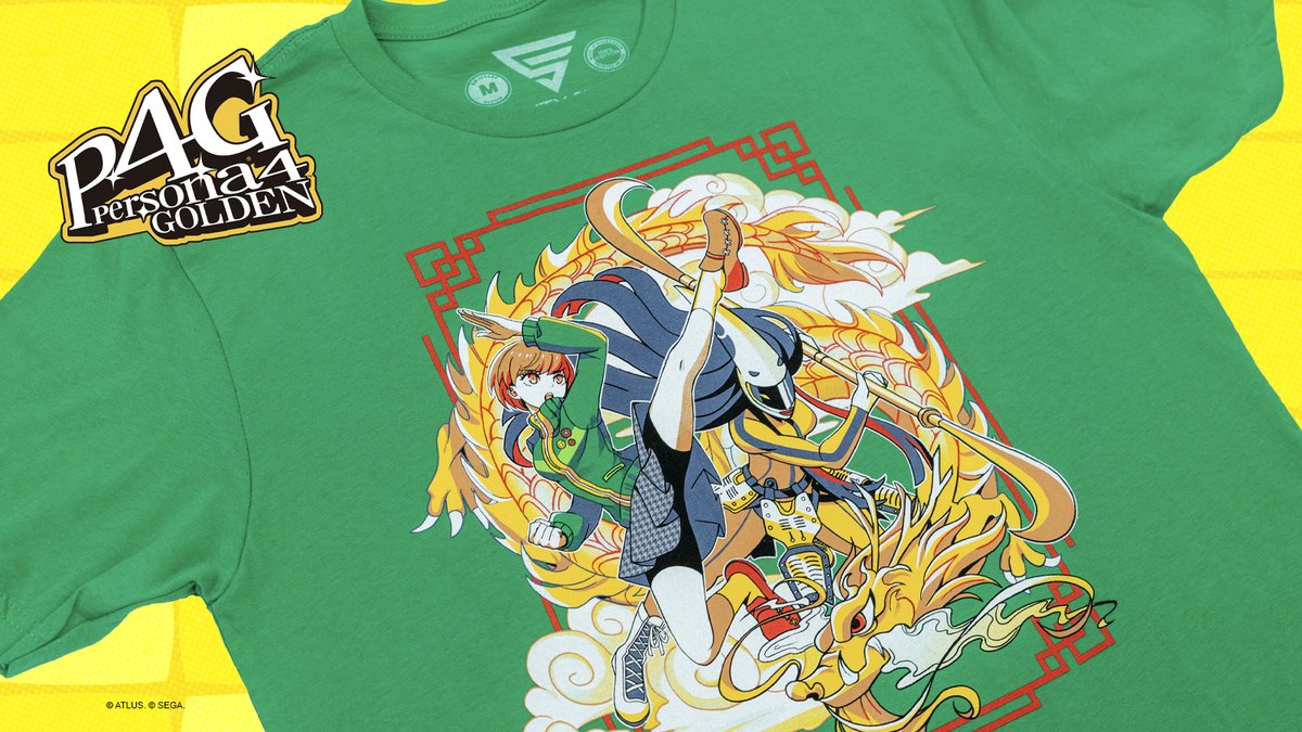 EightySixed's tweet image. Don't think, feel. Our Persona 4 Golden Chie Tee is available to preorder now! Get yours while you can! eightysixed.com/collections/pe…