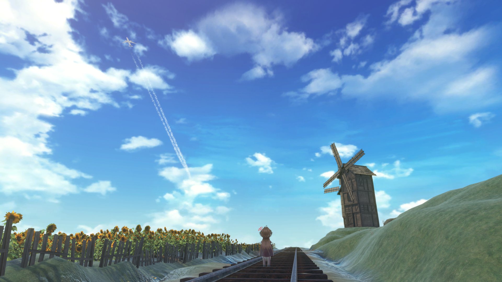 夏の飛行機雲 夏空で遊んでる〜飛行機雲 - yuyuの日々